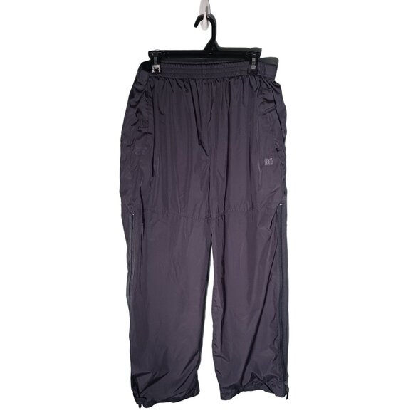 Vintage Wilson Parachute Pants Womens Large Y2K Gray Gorpcore Skater Zippers - Picture 1 of 11